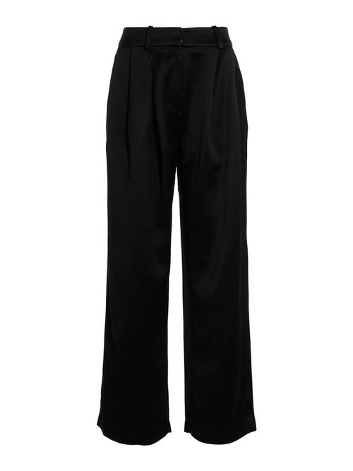 Pants with front pleats