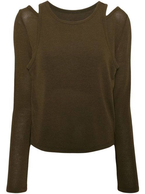 Layered T-shirt - Neutrals