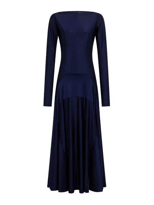 Blue long dress