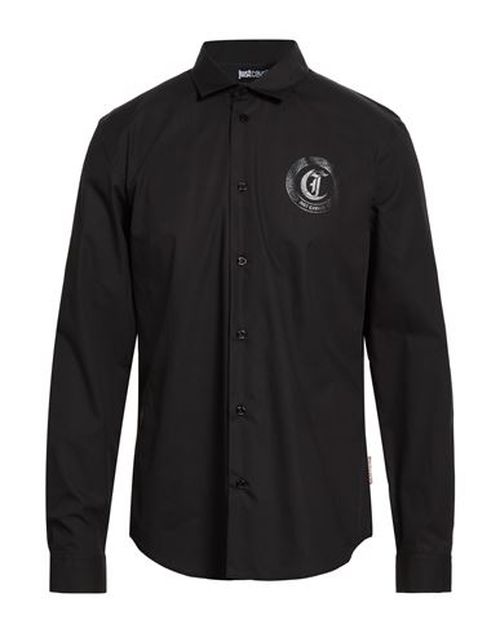 Man Shirt Black Size 40 Cotton
