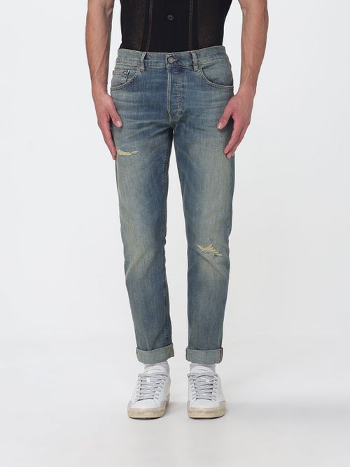 Pants Men color Blue