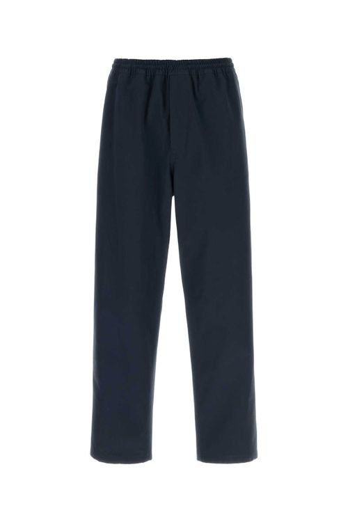 Cotton Trousers — Navy