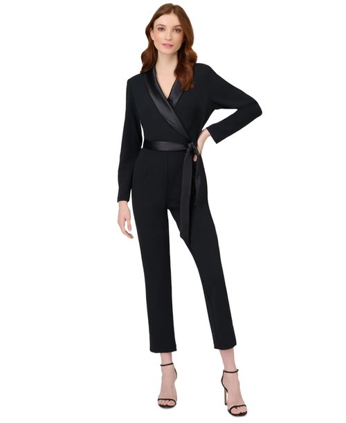 Tuxedo Jumpsuit - Black