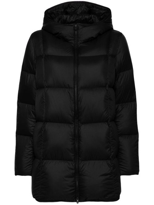 Hooded puffer jacket - Black