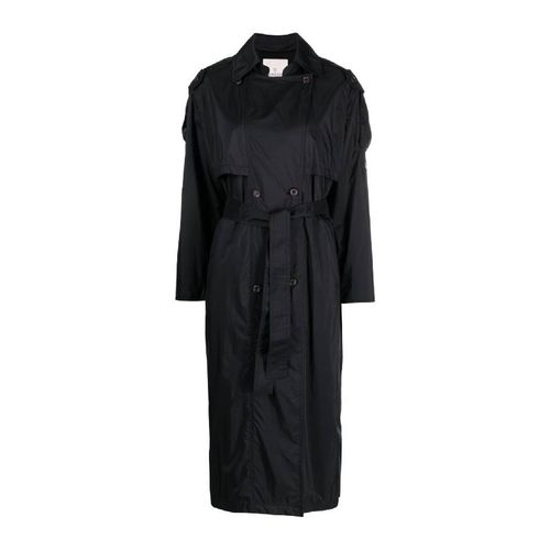 Deva Logo-Patch Trench Coat