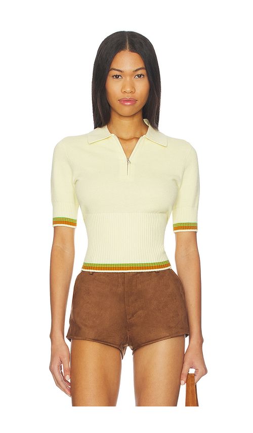 Guest In Residence Marcella Polo in Yellow. - S also in XS