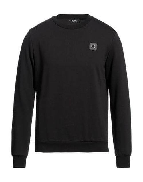 Man Sweatshirt Black Size XXL Cotton