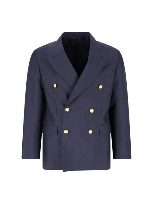 Double-Breasted Blazer In Wool Blend