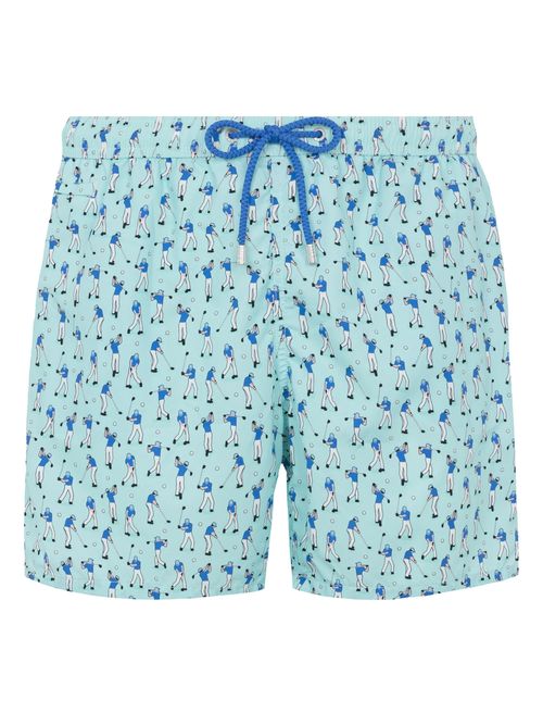 Men's Printed Swim Trunks