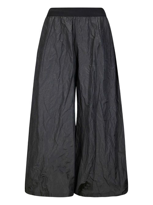 Maria Calderara crinkled palazzo pants - Black