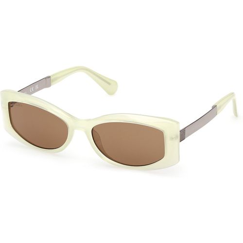 MAX&Co Mujer MAX&Co MO0144 39J Gafas de sol Inyectado Amarillo roviex Cuadrada Norma