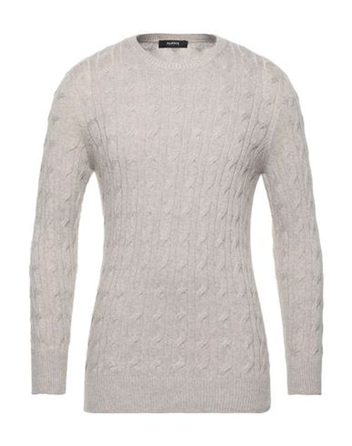 Alpha Studio Man Sweater Khaki Size M Viscose, Nylon, Wool, Cashmere, Polyester