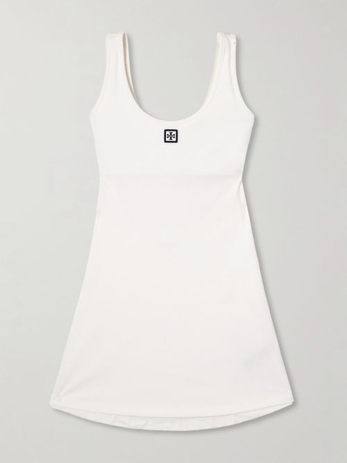 Stretch-jersey Mini Dress - White