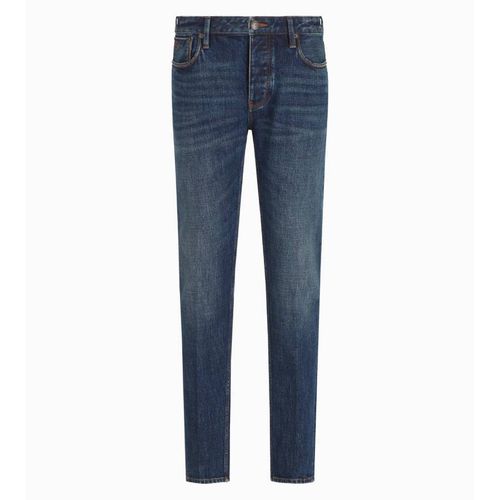 J75 Slim-Fit Selvedge Denim Jeans, Waist Size 34''