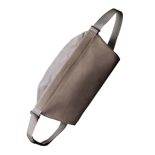 Sling - Premium Edition Leather Crossbody Bag For Men, Women Storm Gray