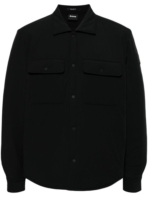 Button-up shirt jacket - Black