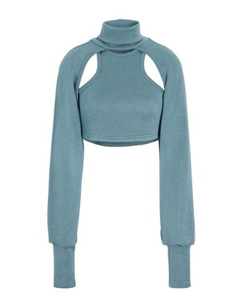 Knit Top Set Of 2 Woman Twin set Pastel blue Size L Viscose, Polyester, Polyamide