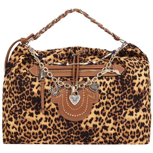 Leopard Print Soft Hobo Bag