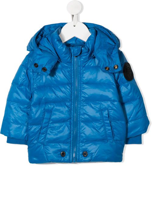 Padded hooded jacket - Blue