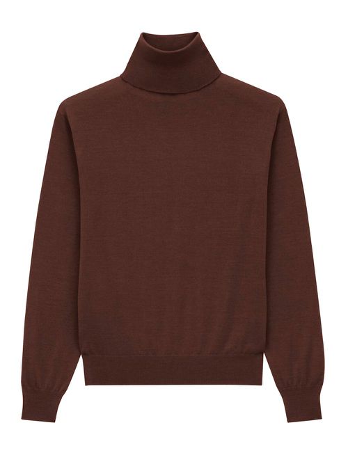 Turtleneck Pullover In Cashmere, Wool And Silk