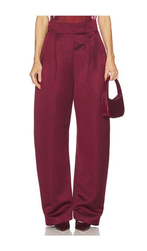 Camila Coelho Reese Pant in Red. - L also in M, S, XL