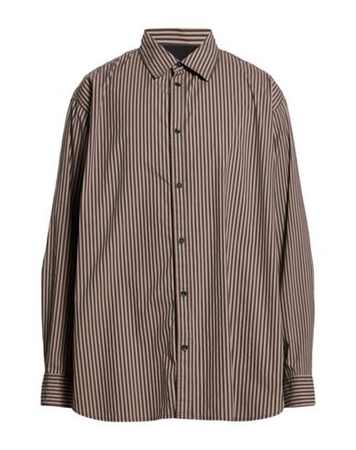 Man Shirt Khaki Size L Cotton, Nylon, Elastane