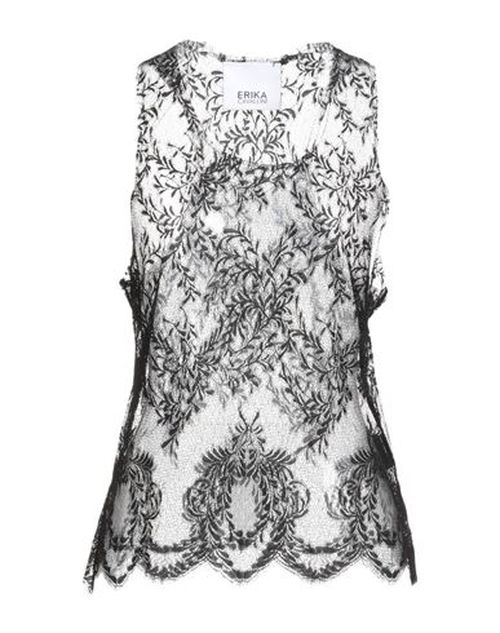 Woman Top Black Size 8 Polyamide