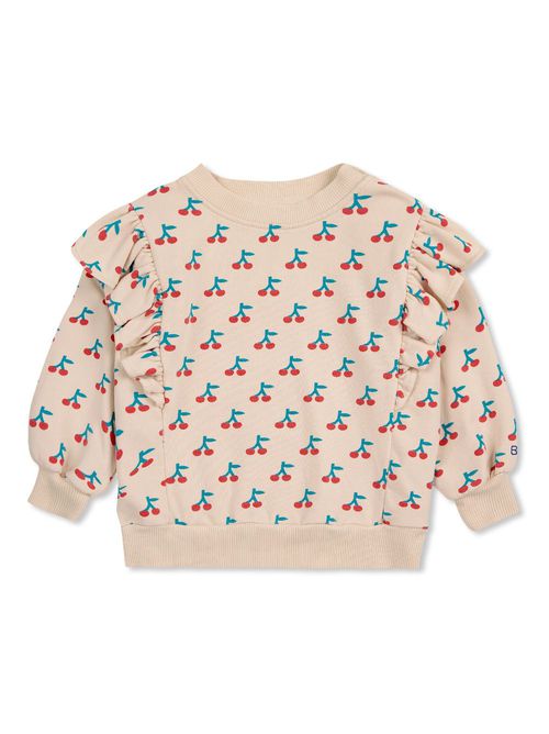 Cherry-print sweatshirt - Neutrals