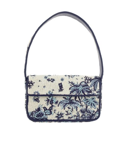 Staud Tommy Beaded Shoulder Bag