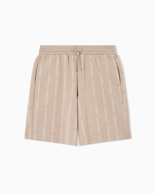 Graphic Series cotton-blend Bermuda shorts
