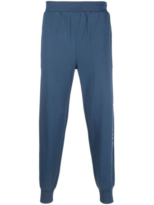 Logo-print pajama trousers - Blue