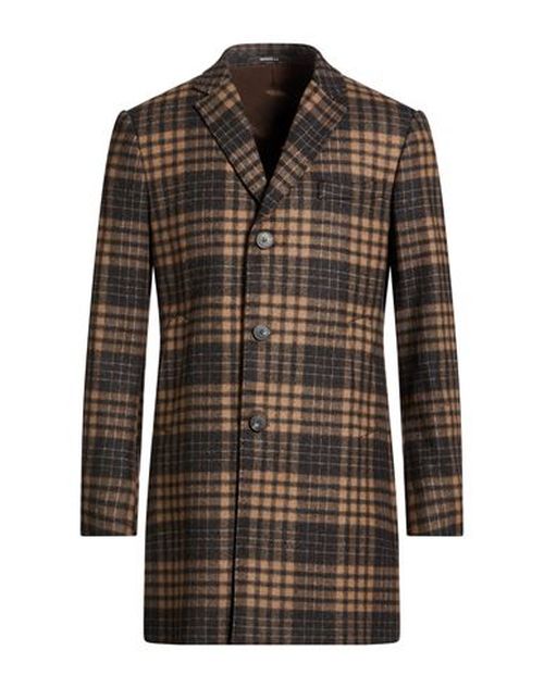 Man Coat Camel Size 38 Wool, Polyamide