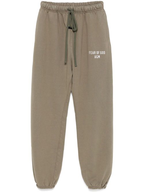 Fleece track pants - Green