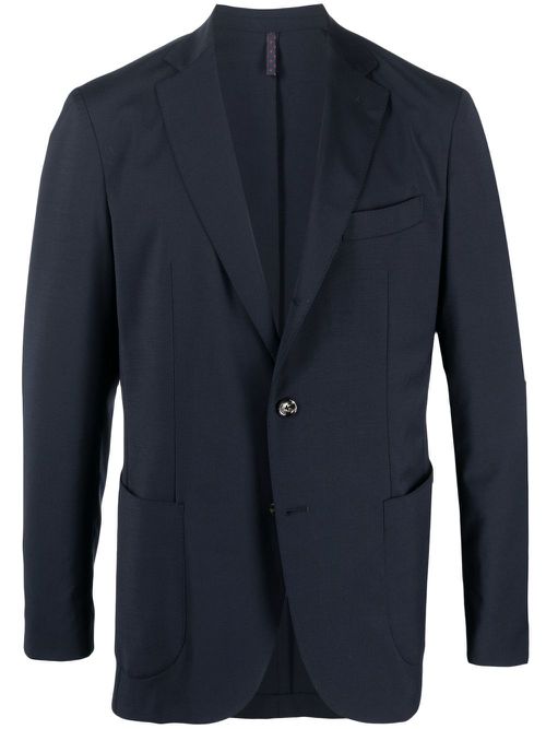 Tailored single-breasted suit - Blue