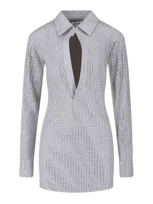 Mini Dress With Rhinestones