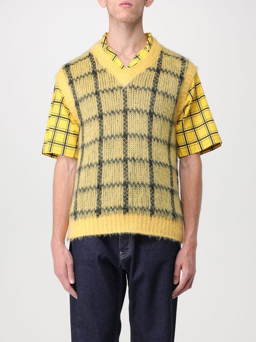 Suit Vest Men color Yellow