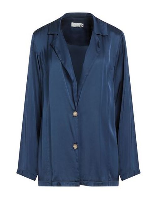 Woman Blazer Blue Size S Viscose