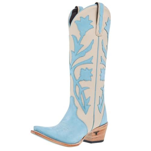 Lane Women's Jolene Overlay Tall Western Boot Snip Toe