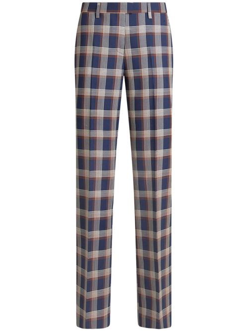 Checkered trousers - Blue