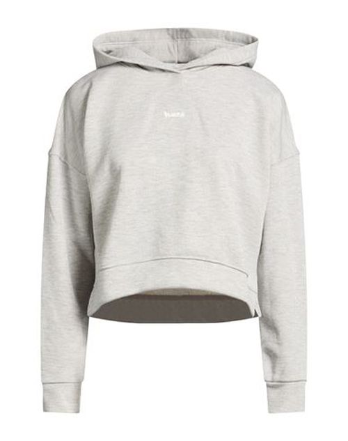 Woman Sweatshirt Grey Size S Cotton, Polyester, Viscose, Lurex