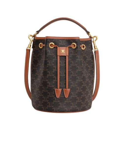 CLARA BAG IN TRIOMPHE CANVAS AND CALFSKIN