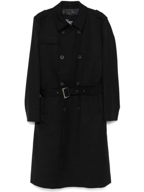 Double-breasted trench coat - Black