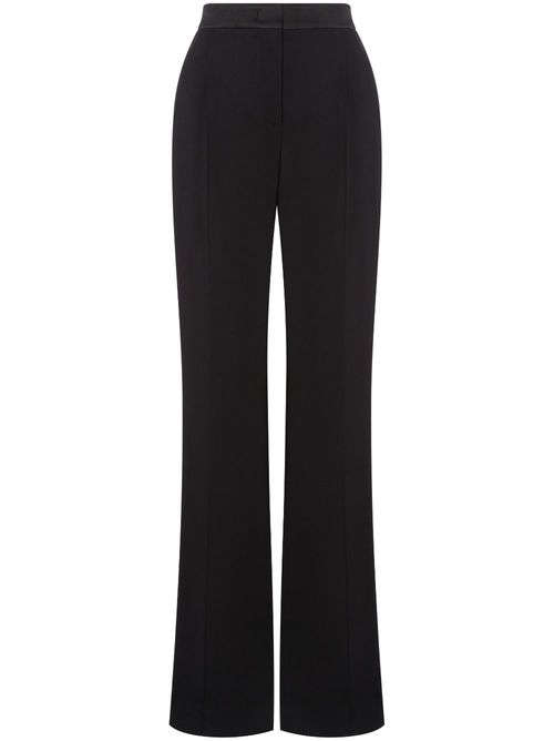 Straight-leg trousers - Black
