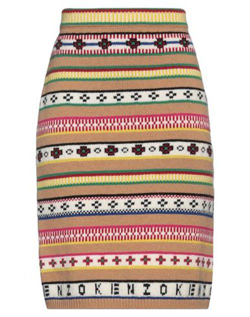 Woman Midi skirt Camel