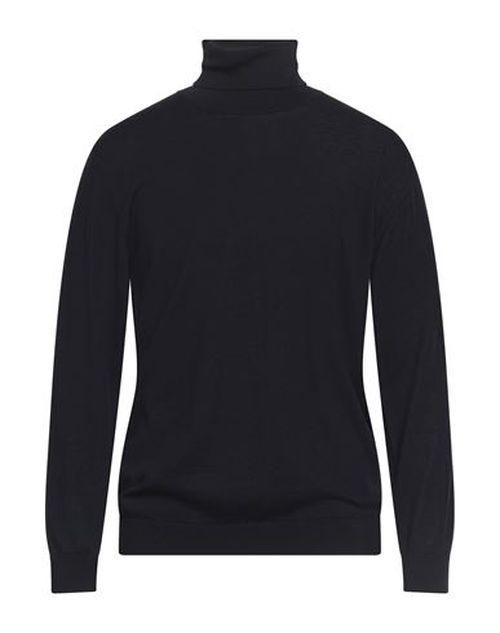 Man Turtleneck Midnight blue Size 44 Merino Wool