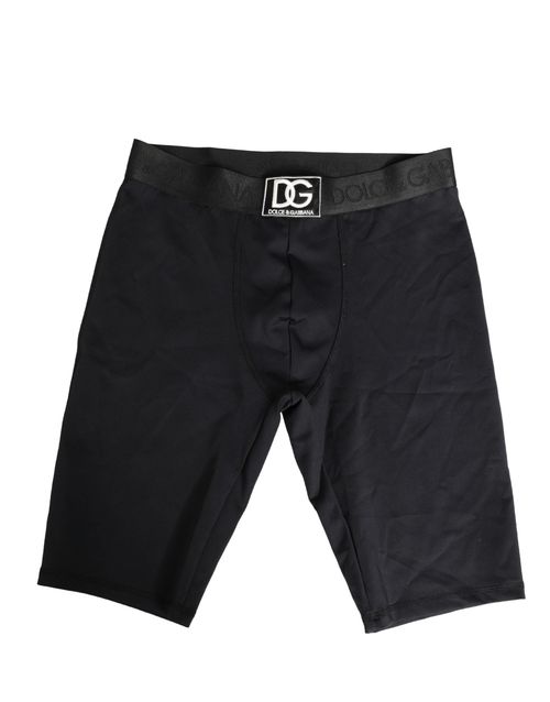 Logo Waistband Boxer Shorts — Black