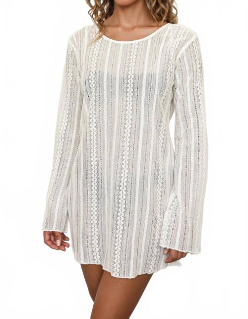 Veranda Dress Cover Up In Cream