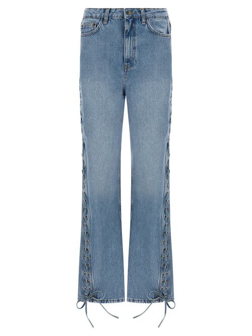 'Twisted Lacing' Jeans