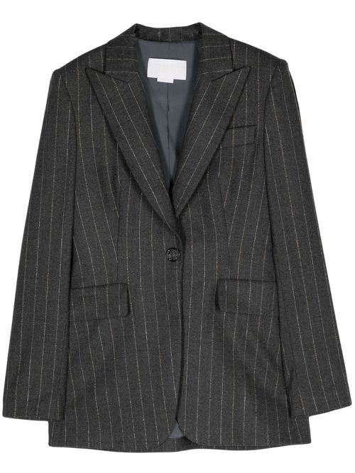 Pinstriped blazer - Grey