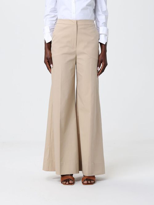 Pants Woman color Beige